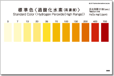 WAK-H2O2(C) Hydrogen Peroxide PackTEST 과산화수소 팩테스트