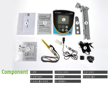 PC700 pH, 온도, ORP, 전도도, TDS 측정기