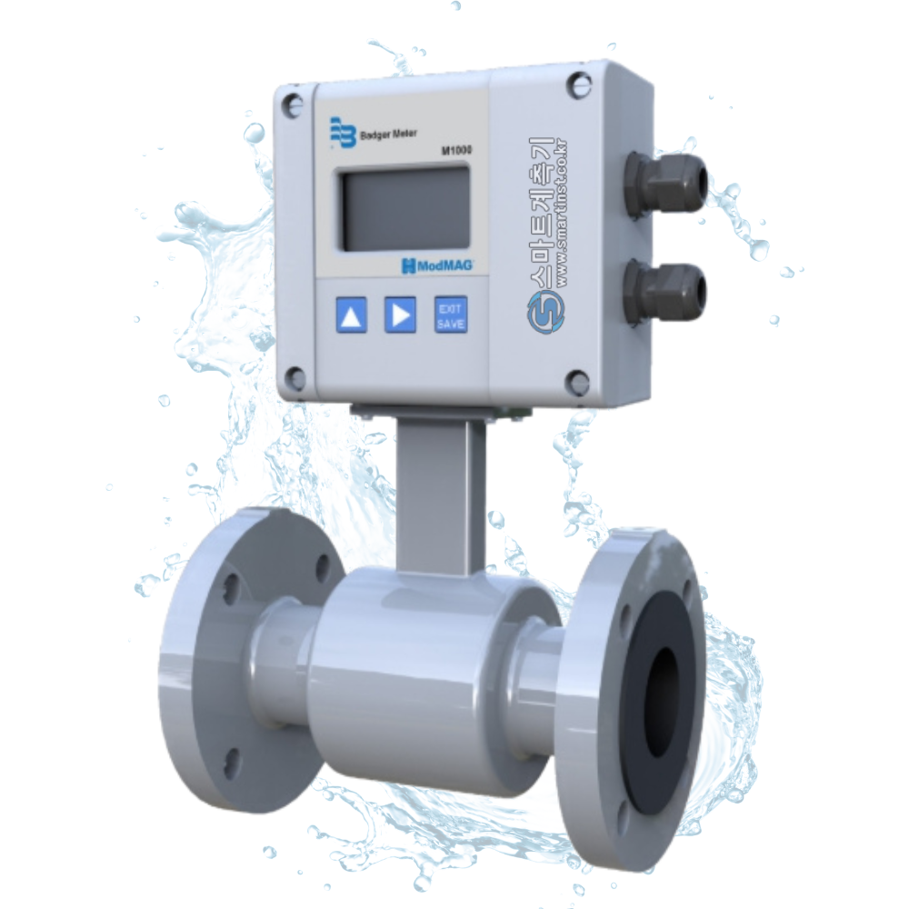 M1000-8A, 8mm 사이즈 Badger Meter Europa 전자유량계