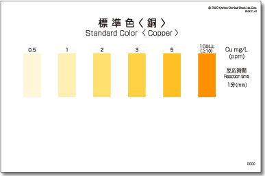 WAK-Cu 구리 팩테스트, Kyoritsu PACKTEST Copper