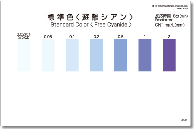 WAK-CN-2 시안화물 팩테스트 교리츠 Free Cyanide PACKTEST