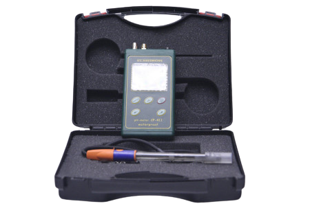 CP-411P 휴대형 pH측정기, pH ,온도센서 일체형타입 P20 PH전극