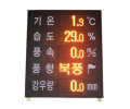 KWP-200 기상관측기 실외용 LED 기상전광판