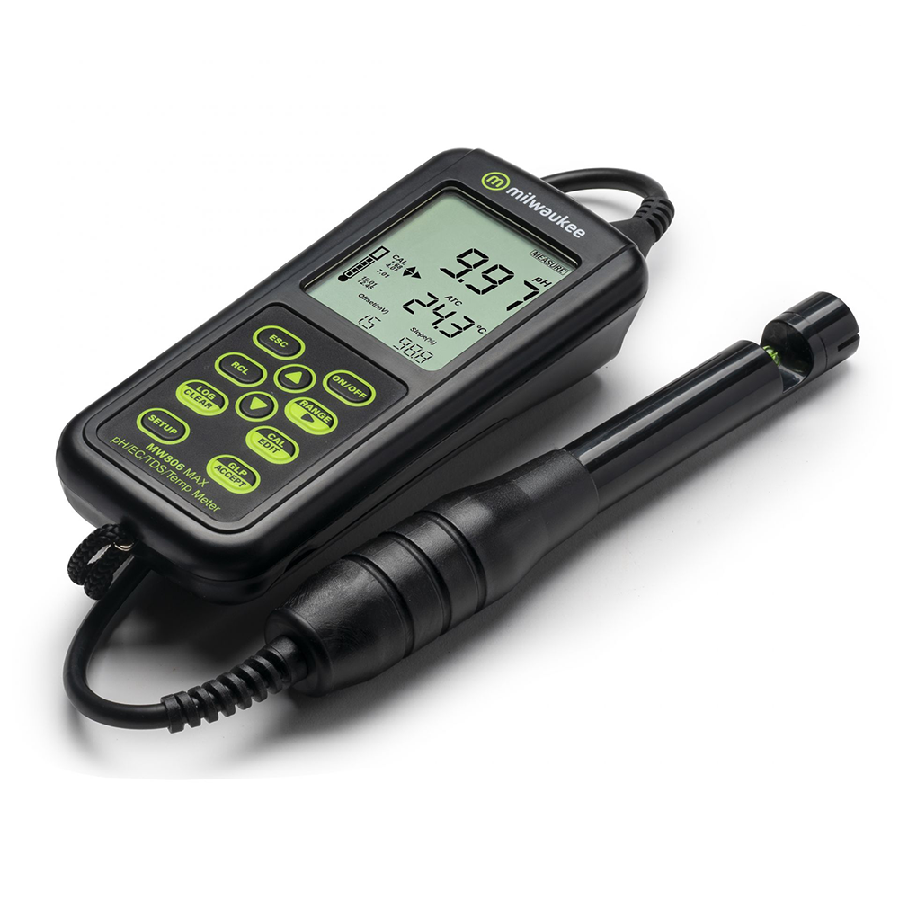 MW806 다항목 측정기 pH, EC, TDS, 온도 측정기