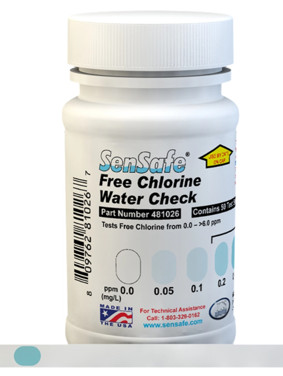 B50-FreeCl 잔류염소키트 Free Chlorine Water Check Test Strips 481026